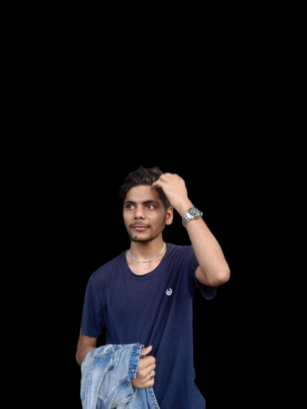 image of me with a jacket holding in hand